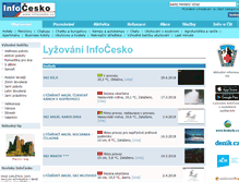 Tablet Screenshot of lyzovani.infocesko.cz